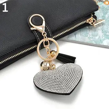 New Hot Sale Rhinestone Key Chain Heart Shape Pendant Handbag Keychain Bag Keyring for girlfriend Birthday Jewelry Gift
New Hot Sale Rhinestone Key Chain Heart Shape Pendant Handbag Keychain Bag Keyring for girlfriend Birthday Jewelry Gift