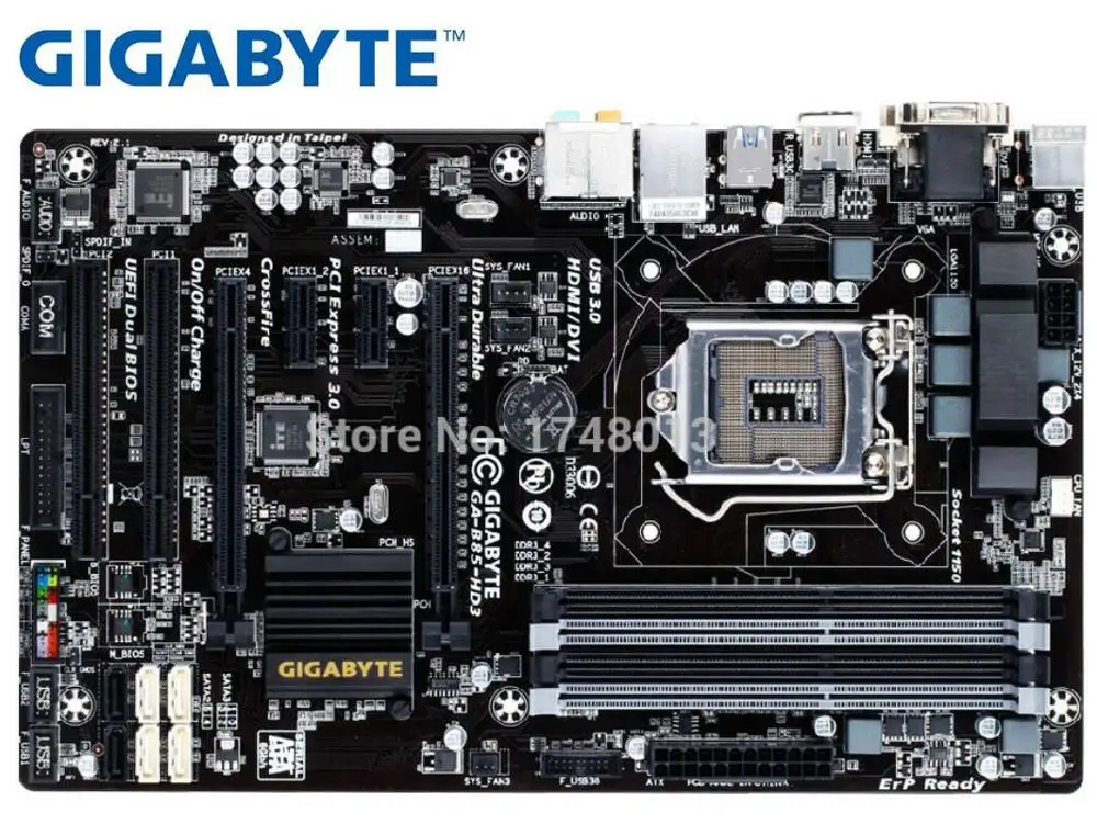 Оригинальная Материнская плата Gigabyte для intel LGA 1150 DDR3 32 ГБ h81 настольного ПК