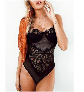 Ladies Sexy Lace Bodysuits Lingerie G-string Women's Sleepwear Lace Bra Babydoll Nightwear Underwear Black&White
Ladies Sexy Lace Bodysuits Lingerie G-string Women's Sleepwear Lace Bra Babydoll Nightwear Underwear Black&White