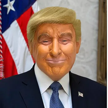 Trump Latex Animal full Head face human Mask for Mask Festival Halloween Easter Costume Party cosplay (Donald Trump)
Trump Latex Animal full Head face human Mask for Mask Festival Halloween Easter Costume Party cosplay (Donald Trump)
