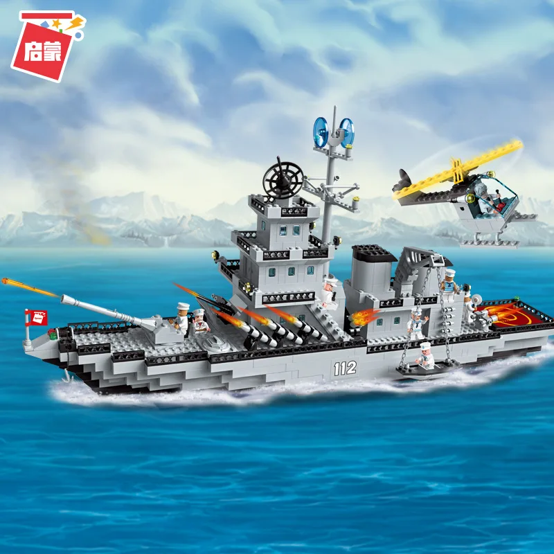 ENLIGHTEN 112 Cruiser Battleship Assembled Inserted Building Blocks Children'S Educational Military Aircraft Carrier Battleship
ENLIGHTEN 112 Cruiser Battleship Assembled Inserted Building Blocks Children'S Educational Military Aircraft Carrier Battleship