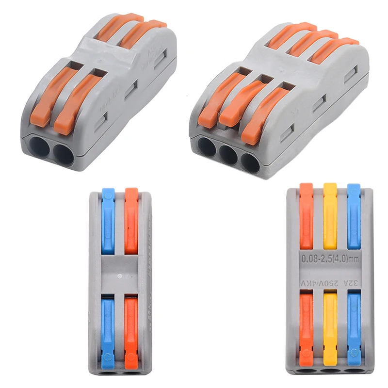 1PC New Color Safety Electrical Wiring Terminals Household Wire Butt Splitter Connector Clip Fast Insulation SPL-2 SPL-3
1PC New Color Safety Electrical Wiring Terminals Household Wire Butt Splitter Connector Clip Fast Insulation SPL-2 SPL-3