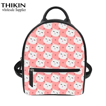 THIKIN Backpack School Backpack for Girls Kawaii Cats Print Book Bagpack Women Mini Travel PU Leather Backpack Feminine Mochila
THIKIN Backpack School Backpack for Girls Kawaii Cats Print Book Bagpack Women Mini Travel PU Leather Backpack Feminine Mochila