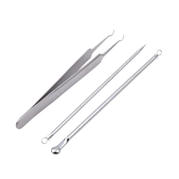 3 PCS Cell Clip Acne Needle Acne Blackhead Clip Squeezing Acne Needles Blackhead Acne Needle Portable Convenient Squeezing Tool 
3 PCS Cell Clip Acne Needle Acne Blackhead Clip Squeezing Acne Needles Blackhead Acne Needle Portable Convenient Squeezing Tool