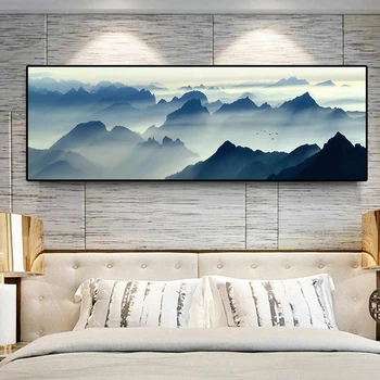 Modern New Chinese Wall Art Landscape Mountains Poster Picture Canvas Painting Wall Art for Living Room Home Decor (No Frame)
Modern New Chinese Wall Art Landscape Mountains Poster Picture Canvas Painting Wall Art for Living Room Home Decor (No Frame)