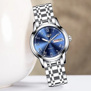 LIGE 2020 New Women Watches LIGE Top Luxury Brand Lady Fashion Casual Simple Full Steel Waterproof Wrist watch Girls Relogio Fem 
LIGE 2020 New Women Watches LIGE Top Luxury Brand Lady Fashion Casual Simple Full Steel Waterproof Wrist watch Girls Relogio Fem