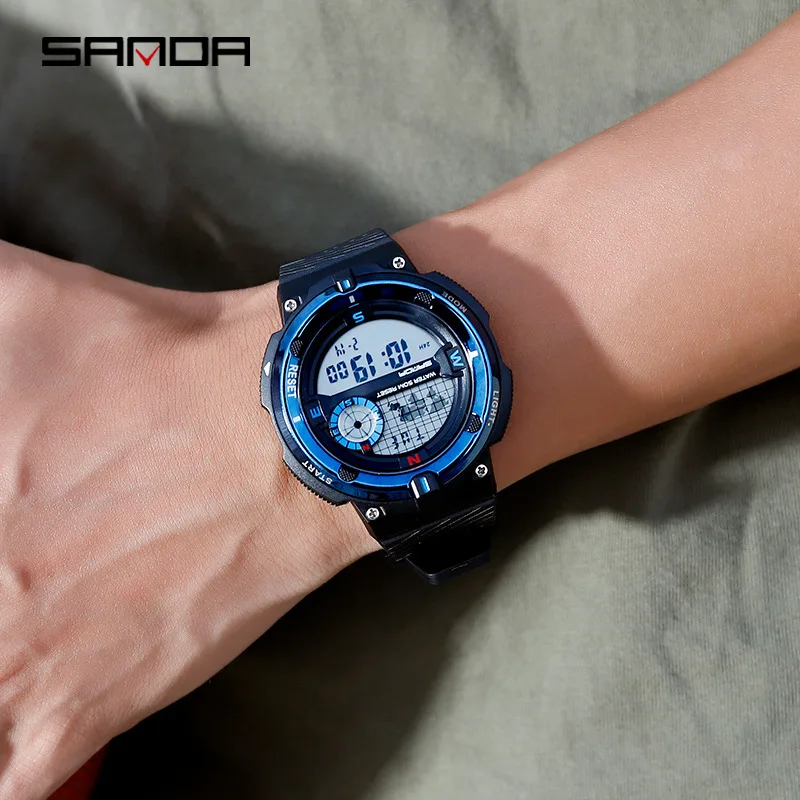SANDA 2019 LED Digital Military Watch Dual Display Digital Shock Resistant Waterproof Multifunction Watches relogio gift box
SANDA 2019 LED Digital Military Watch Dual Display Digital Shock Resistant Waterproof Multifunction Watches relogio gift box