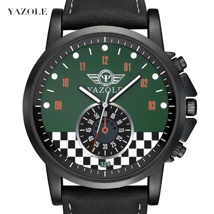 Yazole324 Cool Trend Mini Dial Korean-style Large Quartz Watch Men Couple Watch Customizable
Yazole324 Cool Trend Mini Dial Korean-style Large Quartz Watch Men Couple Watch Customizable
