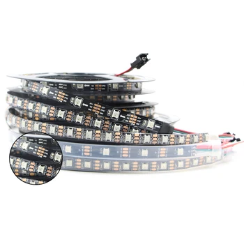 WS2812B addressable rgb smart led strip RGB Led Lights LEDs TV Led Strip Light Individually Addressable Black White PCB IC DC 5V
WS2812B addressable rgb smart led strip RGB Led Lights LEDs TV Led Strip Light Individually Addressable Black White PCB IC DC 5V