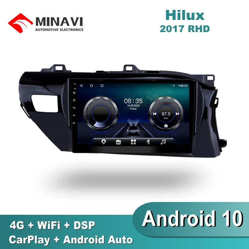 Автомобильная Мультимедийная система, 10 дюймов, DSP, Android 10, TOYOTA HILUX REVO VIGO IMV 2016-2017 R
Автомобильная Мультимедийная система, 10 дюймов, DSP, Android 10, TOYOTA HILUX REVO VIGO IMV 2016-2017 R