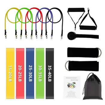 (SHIP NOW) 16 Pcs Resistance Bands Set Exercise Bands 5 Fitness Workout Tubes with 5 Resistance Loop Bands
(SHIP NOW) 16 Pcs Resistance Bands Set Exercise Bands 5 Fitness Workout Tubes with 5 Resistance Loop Bands