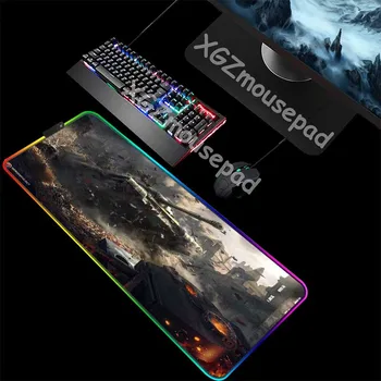 XGZ Custom RGB Gaming Mouse Pad Black Lock Edge World of Tanks Computer Keyboard Table Mat Colorful Rubber Stripes Non-slip Xxl
XGZ Custom RGB Gaming Mouse Pad Black Lock Edge World of Tanks Computer Keyboard Table Mat Colorful Rubber Stripes Non-slip Xxl