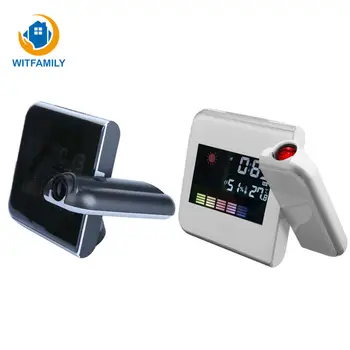 Wall Projection LED Projector Digital Snooze Alarm Clock with Colorful LED Backlit Time Temp Humidity Weather Displays Wake Up
Wall Projection LED Projector Digital Snooze Alarm Clock with Colorful LED Backlit Time Temp Humidity Weather Displays Wake Up