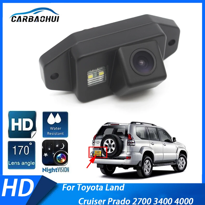 

HD CCD Car Rear View Reverse Camera Back Up Parking Camera Night Vision WaterProof ​For Toyota Land Cruiser Prado 2700 3400 4000