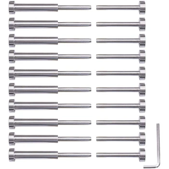 HHO-10 Pack Invisible Stud and Stud Receiver for 1/8 Inch Cable Deck Railing Threaded End Fitting Stainless Steel Included 316 M
HHO-10 Pack Invisible Stud and Stud Receiver for 1/8 Inch Cable Deck Railing Threaded End Fitting Stainless Steel Included 316 M