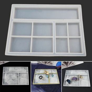 New 1pc DIY Resin Epoxy Tray Mold Storage Box Desktop Jewelry Tray Silicone Mold Desktop Jewelry Tray Settable Mold
New 1pc DIY Resin Epoxy Tray Mold Storage Box Desktop Jewelry Tray Silicone Mold Desktop Jewelry Tray Settable Mold