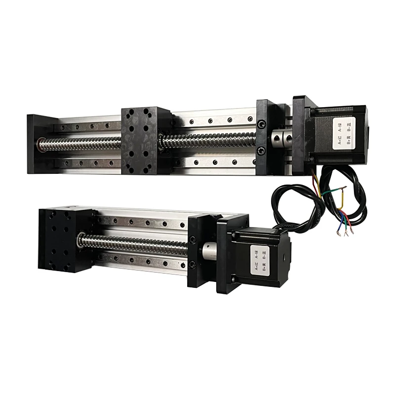 GX80 Ball Screw 1204 1605 1610 Linear Guide Motion Module Nema23 Motor 50-700MM Effective Stroke Rail Table for CNC 3D Printer
GX80 Ball Screw 1204 1605 1610 Linear Guide Motion Module Nema23 Motor 50-700MM Effective Stroke Rail Table for CNC 3D Printer
