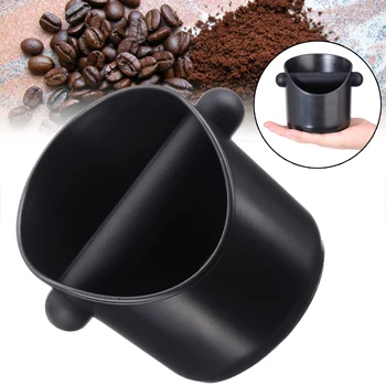 Black ABS Coffee Knock Box Espresso Grounds Container Residue with Handle for Barista Coffee Residue Bucket Grind Waste Bin
Black ABS Coffee Knock Box Espresso Grounds Container Residue with Handle for Barista Coffee Residue Bucket Grind Waste Bin