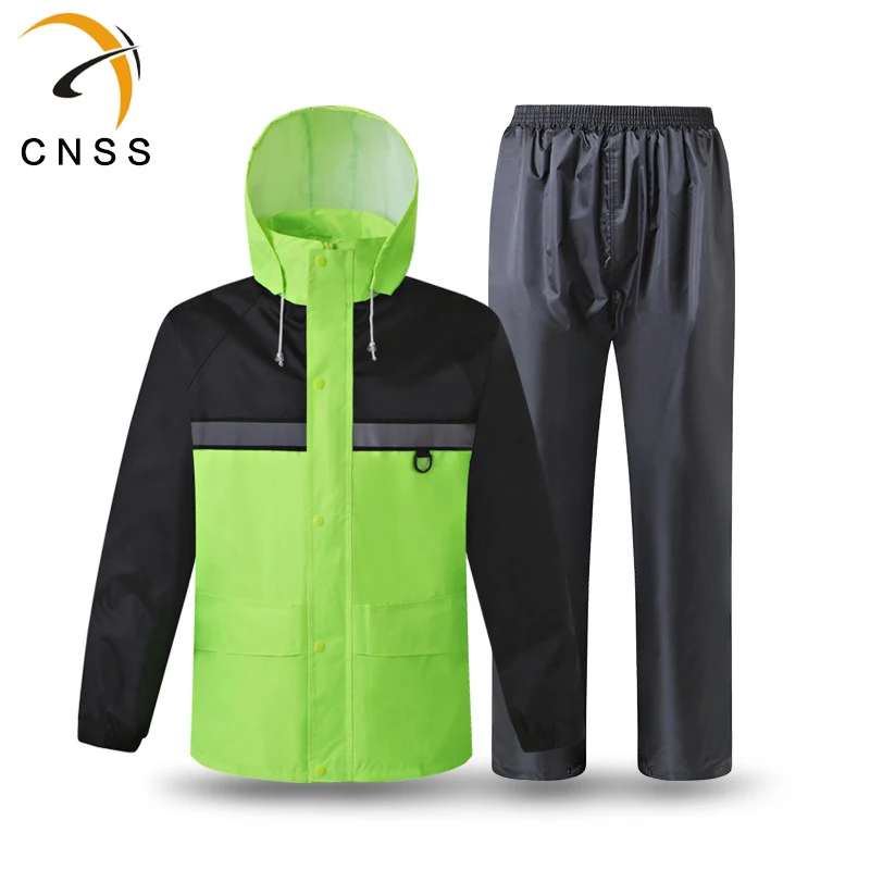 High Visibility Reflective Raincoat Thicken Oxford Waterproof Raincoat Riding Split Set Suit Road Traffic Construction Biking
High Visibility Reflective Raincoat Thicken Oxford Waterproof Raincoat Riding Split Set Suit Road Traffic Construction Biking
