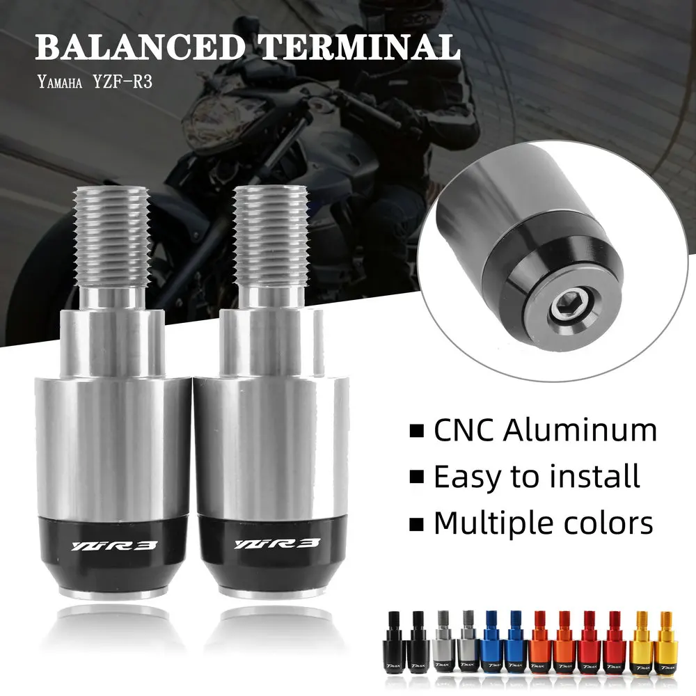 For Yamaha YZF-R3 YZFR3 YZF R3 CNC Aluminum Motorbike Accessories End Plug Slider Motorcycle Handlebar Grips Ends Caps Cover
For Yamaha YZF-R3 YZFR3 YZF R3 CNC Aluminum Motorbike Accessories End Plug Slider Motorcycle Handlebar Grips Ends Caps Cover
