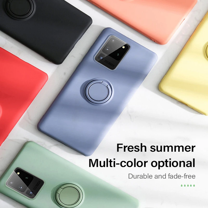 Ultra-thin Silicone Phone Case For Samsung galaxy S20 S10 E 5G S9 S8 Note 10 9 Plus Magnetic Holder Stand Ring Bracket Cover
Ultra-thin Silicone Phone Case For Samsung galaxy S20 S10 E 5G S9 S8 Note 10 9 Plus Magnetic Holder Stand Ring Bracket Cover