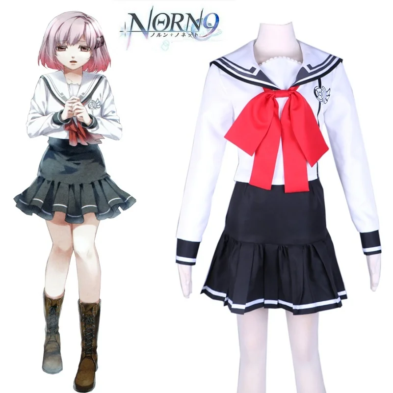 Костюмы для косплея последней эры из аниме Cos Norn9 Koharu NORN9, гарнитура для студентов, матросский костюм
Костюмы для косплея последней эры из аниме Cos Norn9 Koharu NORN9, гарнитура для студентов, матросский костюм