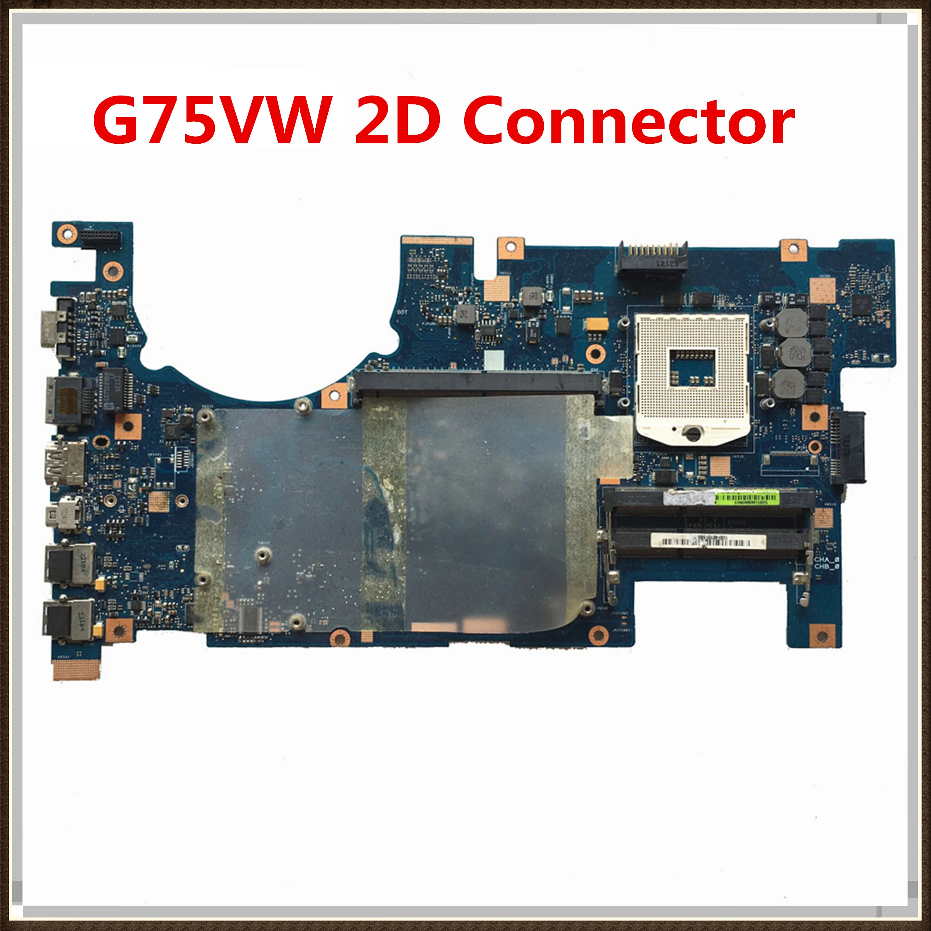 Высококачественная материнская плата для ноутбука Asus G75V G75VW 2D коннектор REV: 2 1 HM77