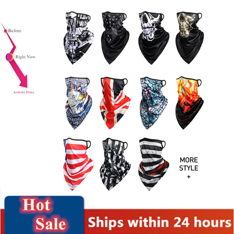 Hot Sale Unisex Riding Mask Ice Silk Magic Bandana Ear Hanger Triangle Half Face Mask Neck Cover Scarf For Outdoor Cycling Tools
Hot Sale Unisex Riding Mask Ice Silk Magic Bandana Ear Hanger Triangle Half Face Mask Neck Cover Scarf For Outdoor Cycling Tools