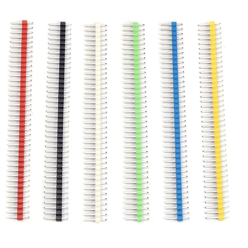 2.54mm 40 Pin Connector Male 1x40 Single Row Male Breakable Pin Header Connector Strip & Jumper Blocks For PCB Board Connectors
2.54mm 40 Pin Connector Male 1x40 Single Row Male Breakable Pin Header Connector Strip & Jumper Blocks For PCB Board Connectors