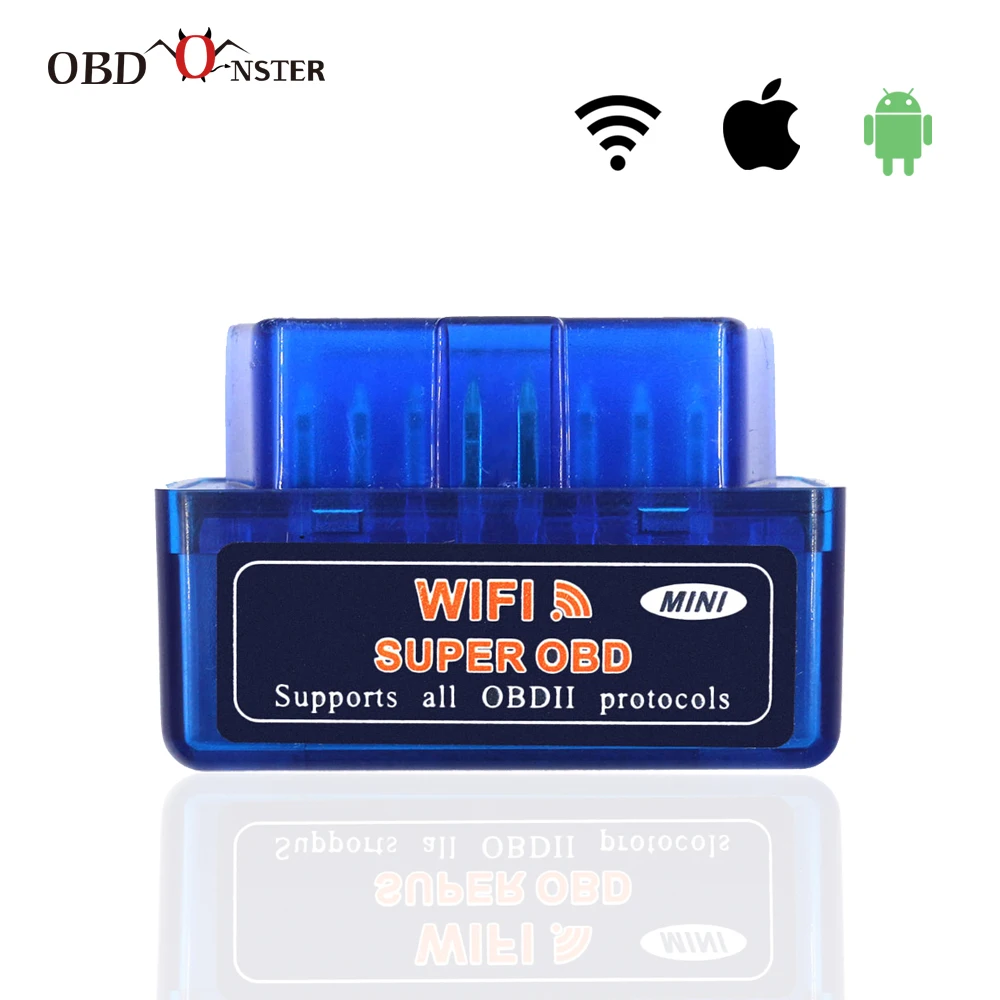 

Mini ELM327 obd2 Scanner Bluetooth V1.5 PIC18F25K80 ELM 327 Wifi for iphone Android Windows PC Torque Car Code Scanner Adapter