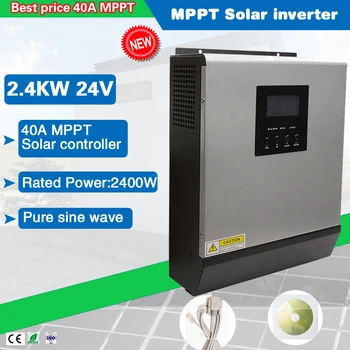 3000va 2400w 230vac Hybrid Pure Sine Wave 24vdc Inverter AC charger with 40A MPPT solar controller
3000va 2400w 230vac Hybrid Pure Sine Wave 24vdc Inverter AC charger with 40A MPPT solar controller