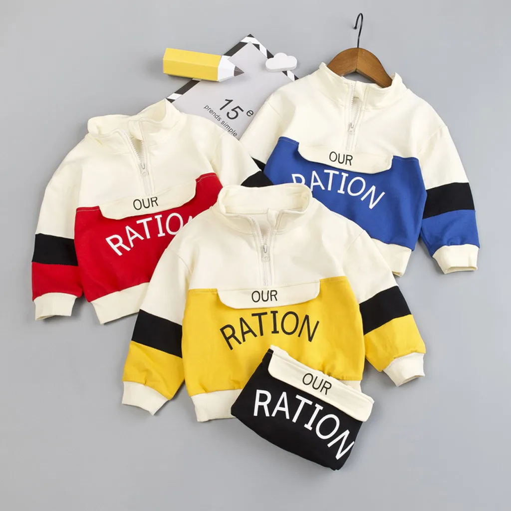 Autumn Toddler Baby Sweatshirt Outwear Kids Boys Letter Print Zipper Hooded Sweatshirt T-shirt Tops Clothes #BL2
Autumn Toddler Baby Sweatshirt Outwear Kids Boys Letter Print Zipper Hooded Sweatshirt T-shirt Tops Clothes #BL2