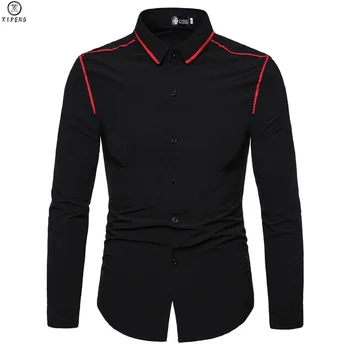 Fashion Men's Shirt Camisa blusa masculina Casual Slim Long-sleeved Shirt men Causal Male Blouse Top Streetwear Camisa masculina
Fashion Men's Shirt Camisa blusa masculina Casual Slim Long-sleeved Shirt men Causal Male Blouse Top Streetwear Camisa masculina
