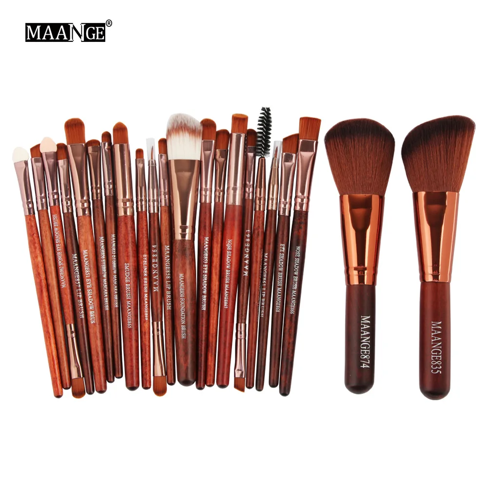 22Pcs MAANGE Beauty Makeup Brushes Set Cosmetic Foundation Powder Blush Eye Shadow Lip Blend Make Up Brush Tool Kit Maquiagem
22Pcs MAANGE Beauty Makeup Brushes Set Cosmetic Foundation Powder Blush Eye Shadow Lip Blend Make Up Brush Tool Kit Maquiagem