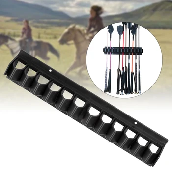 Floats Crop Holder Tack Room Multifunctional For Horse Stables Hanger Wall Mounted Plastic Whip Rack Equipment Storage Organizer