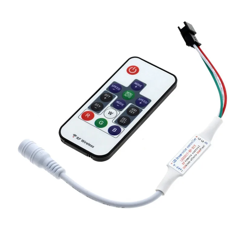Mini DC12V-24v Led Controller Dimmer 12A Wireless RF Remote to Control Single Color Strip Lighting 3528 5050 led strip
Mini DC12V-24v Led Controller Dimmer 12A Wireless RF Remote to Control Single Color Strip Lighting 3528 5050 led strip