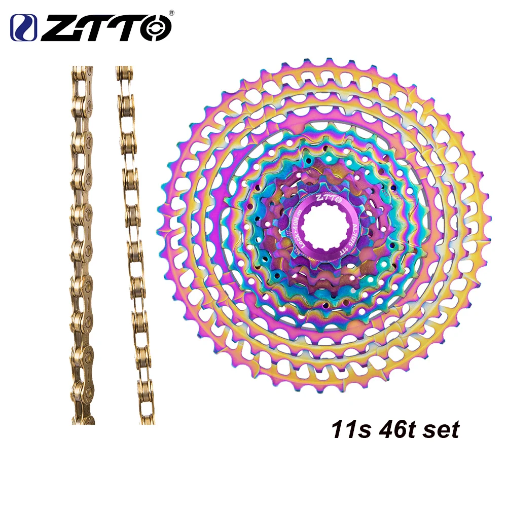 ZTTO MTB 11speed 46T Group Set 11s 46T cassette chain Groupset 11v silver Cassette Chain Ultralight k7 sprocket Mountain Bike
ZTTO MTB 11speed 46T Group Set 11s 46T cassette chain Groupset 11v silver Cassette Chain Ultralight k7 sprocket Mountain Bike