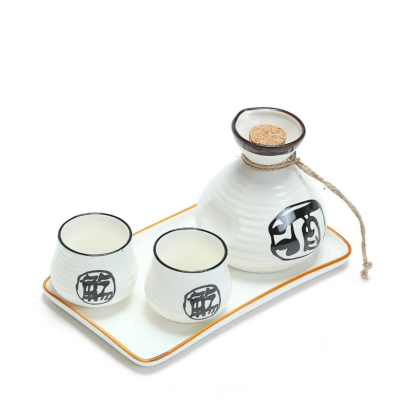 Japanese Style Wine Set Liquor Divider Ceramic Sake Cup Wine-Heating Pot Half Jin with Tray Wine Cup Wine Glass Sake Set
Japanese Style Wine Set Liquor Divider Ceramic Sake Cup Wine-Heating Pot Half Jin with Tray Wine Cup Wine Glass Sake Set