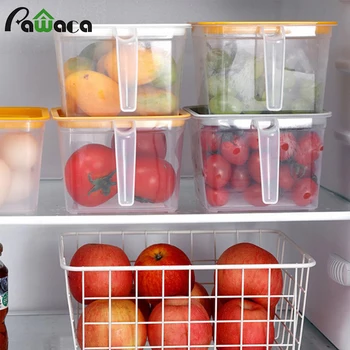 Refrigerator Organizer Food Storage Container with Lid Handle Fresh-Keeping Box Case Fridge Reusable Crisper Storage for Kitchen
Refrigerator Organizer Food Storage Container with Lid Handle Fresh-Keeping Box Case Fridge Reusable Crisper Storage for Kitchen