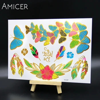 Gold Choker Temporary Tattoo Body Art Sleeve Arm Flash Tattoo Stickers Waterproof Henna Fake Tattoo Beauty Selfie Butterfly 
Gold Choker Temporary Tattoo Body Art Sleeve Arm Flash Tattoo Stickers Waterproof Henna Fake Tattoo Beauty Selfie Butterfly