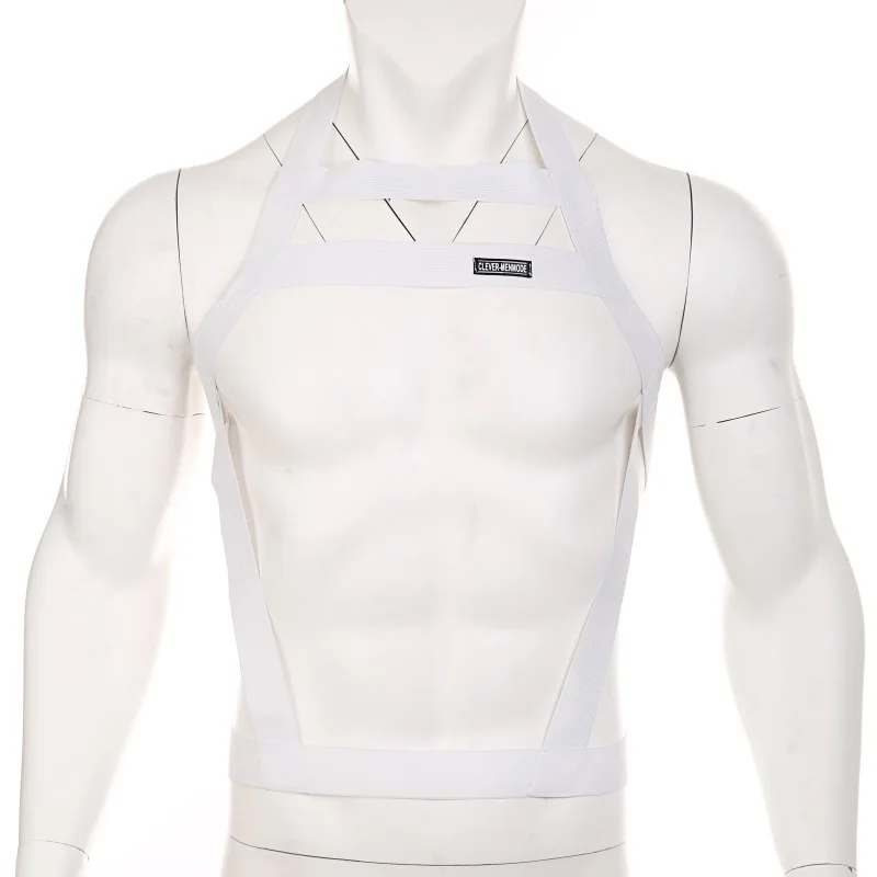 CLEVER-MENMODE Sexy Body Chest Lingerie Harness Bondage Elastic Belt Halter Neck Costume Straps Men Hombre Erotic Clothing Nightclub 15 CLEVER-MENMODE Sexy Body Chest Lingerie Harness Bondage Elastic Belt Halter Neck Costume Straps Men Hombre Erotic Clothing Nightclub -Zentai shop online Hc8f8dd507738496c9b419066c1e1eb57S.jpg