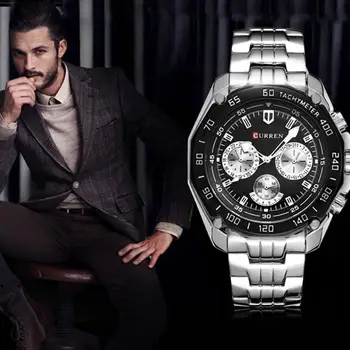 Fashion Trend Three-eye Watch High-end Swiss Men 30m Waterproof Watches Steel Quartz Luxury Brand Business Clock Husband Gifts
Fashion Trend Three-eye Watch High-end Swiss Men 30m Waterproof Watches Steel Quartz Luxury Brand Business Clock Husband Gifts