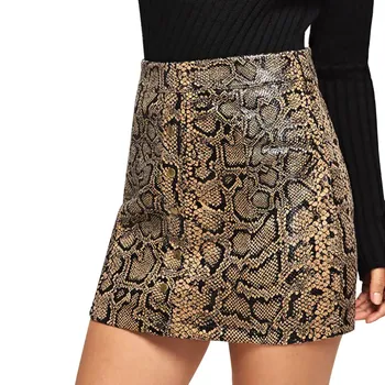 Autumn Winter Fashion Women Casual Comfortable Soft Wild Leopard Short Sexy Python Pattern Skirt PU Leather Bag Hip Skirt
Autumn Winter Fashion Women Casual Comfortable Soft Wild Leopard Short Sexy Python Pattern Skirt PU Leather Bag Hip Skirt