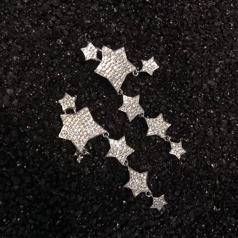 Luxury Crystal Star Drop Earring Women Jewelry Bright Earring For Girl Lady Accessorie Trendy Silver Plated Ear Bijou
Luxury Crystal Star Drop Earring Women Jewelry Bright Earring For Girl Lady Accessorie Trendy Silver Plated Ear Bijou