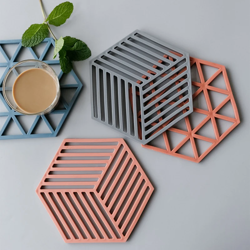 Pvc Anti-hot Heat Resistant PVC Table Mat Drink Cup Coaster Slip Insulation Pad Placemat Kitchen Accessories Pot Dropship | Дом и сад