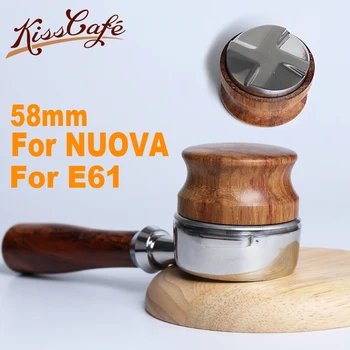 58MM Stainless Steel Coffee Machine E61 Bottomless Filter Holder Portafilter For NUOVA Wooden Handle Professional Accessory
58MM Stainless Steel Coffee Machine E61 Bottomless Filter Holder Portafilter For NUOVA Wooden Handle Professional Accessory