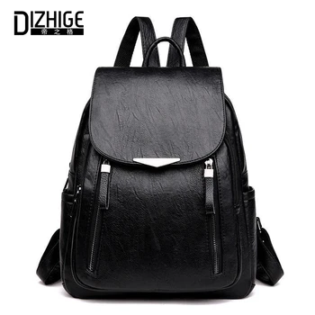 High Quality Leather Backpacks for Women 2020 Multifunction Backpack for Female Vintage Ladies Backpack Travel Bag Sac A Dos
High Quality Leather Backpacks for Women 2020 Multifunction Backpack for Female Vintage Ladies Backpack Travel Bag Sac A Dos