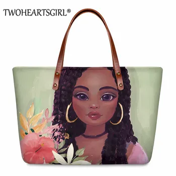 Twoheartsgirl African Art Girl Print Women Handbag Casual Tote Large Shoulder Bag Cute Ladies Neoprene Travel Beach Bags
Twoheartsgirl African Art Girl Print Women Handbag Casual Tote Large Shoulder Bag Cute Ladies Neoprene Travel Beach Bags