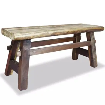 vidaXL Bench Solid Reclaimed Wood 100x28x43 cm 
vidaXL Bench Solid Reclaimed Wood 100x28x43 cm