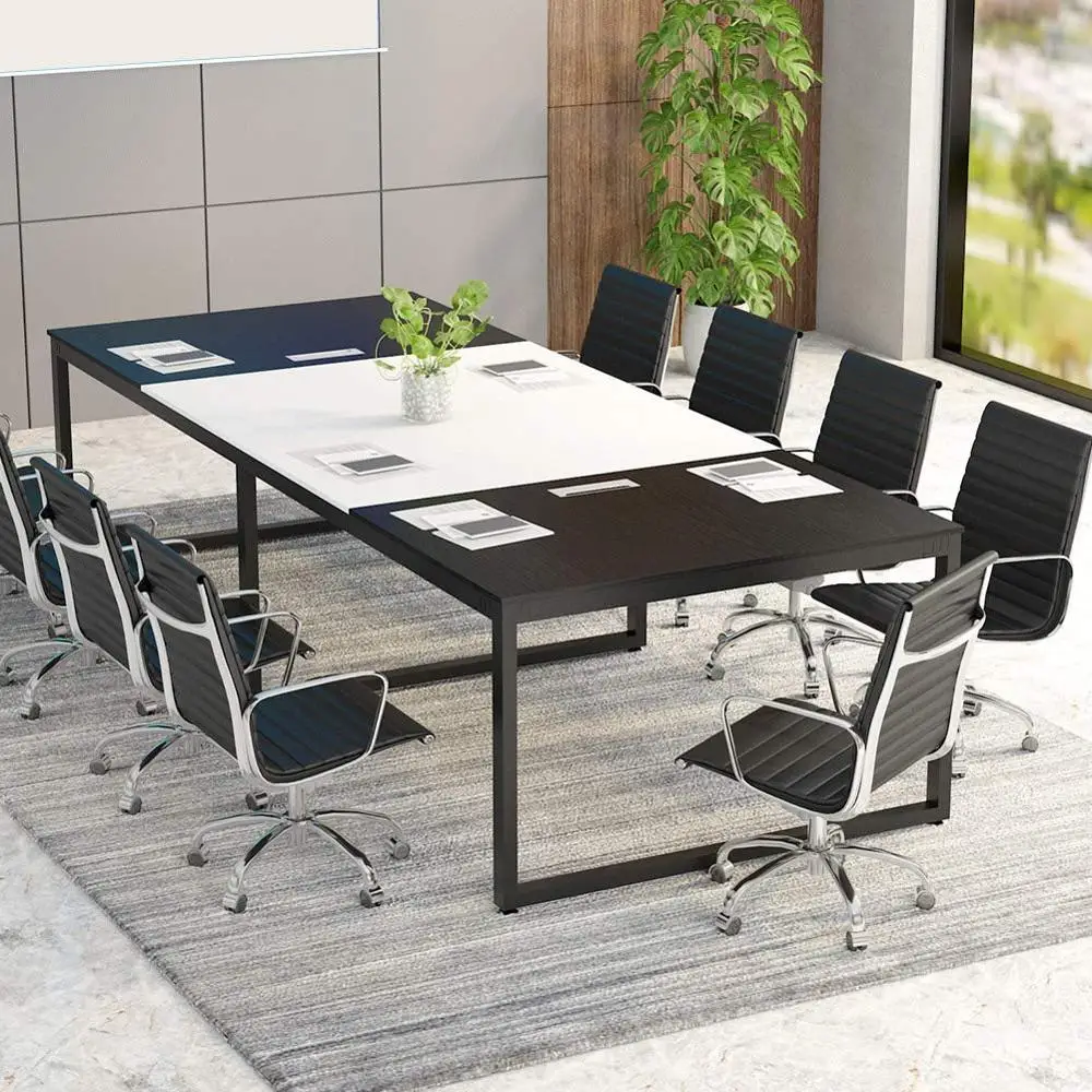 Tribesigns 8FT Rectangular Conference Table Black&White Desk w/ 94L*47W Spacious Tabletop
Tribesigns 8FT Rectangular Conference Table Black&White Desk w/ 94L*47W Spacious Tabletop